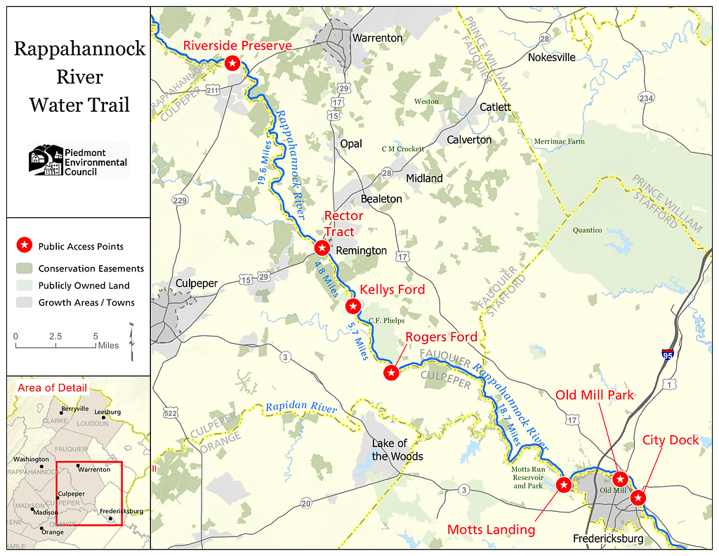 New Boat Launch On The Rappahannock River The Piedmont Environmental   Rappahannock River Water Trail Public Access 2022 